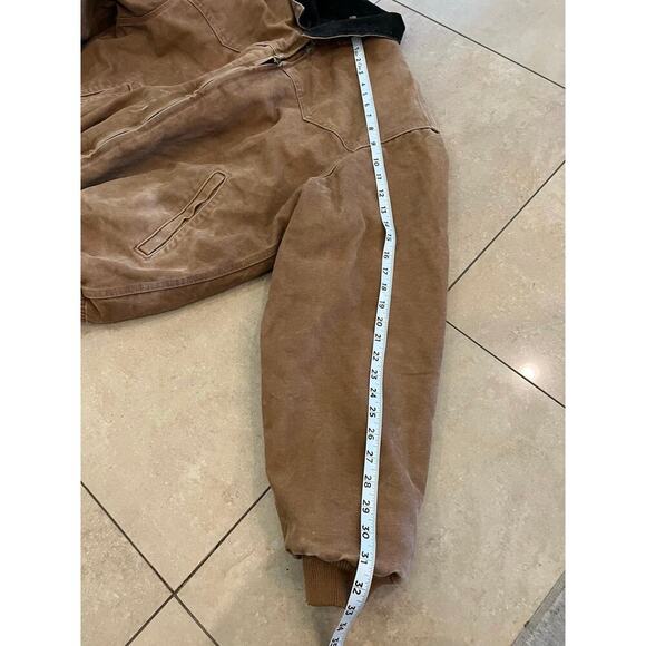 VTG Carhartt J14 BRN Santa Fe Western Work Barn Coat Jacket Men Large Canvas - Picture 6 of 13